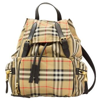 burberry 8025707|Burberry Small Backpack, Vintage Check Antique Yellow (Beige).